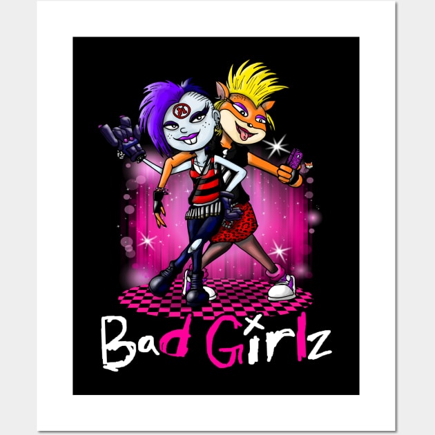 Bad Girlz Wall Art by WarioPunk